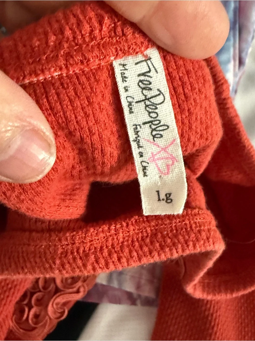 Free People machine brick